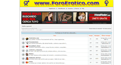 Desktop Screenshot of foroerotico.com