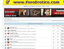Tablet Screenshot of foroerotico.com
